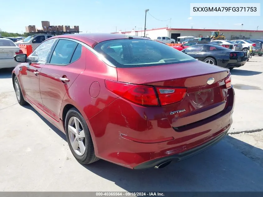 5XXGM4A79FG371753 2015 Kia Optima Lx