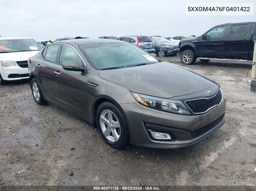 5XXGM4A76FG401422 2015 Kia Optima Lx Lx