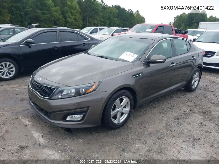 5XXGM4A76FG401422 2015 Kia Optima Lx Lx