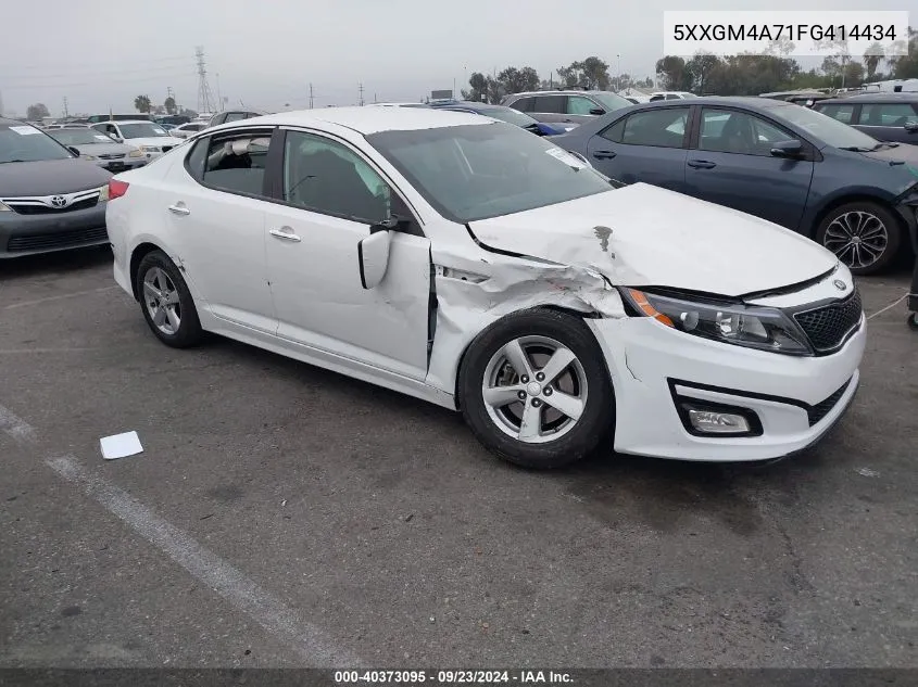 5XXGM4A71FG414434 2015 Kia Optima Lx