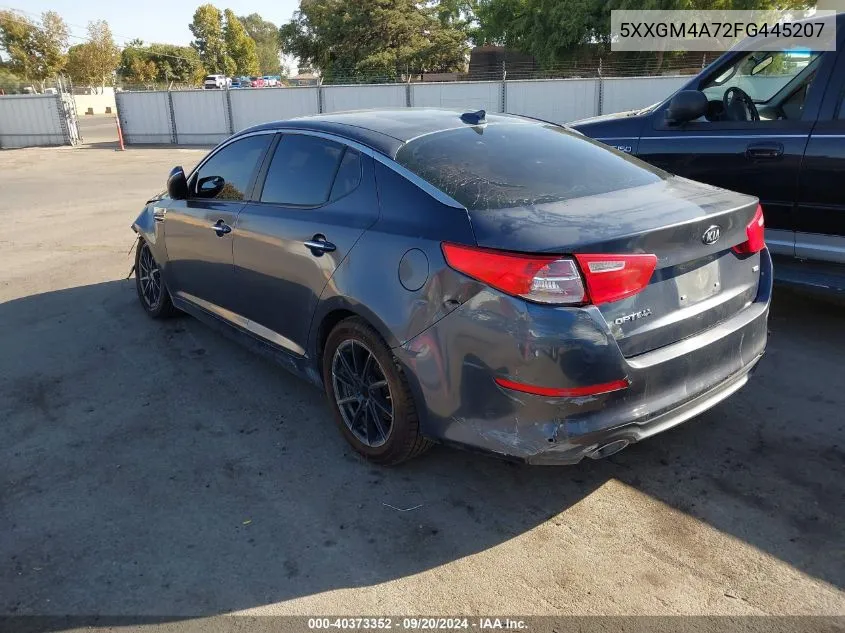 5XXGM4A72FG445207 2015 Kia Optima Lx