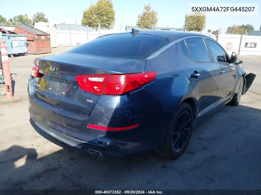 5XXGM4A72FG445207 2015 Kia Optima Lx