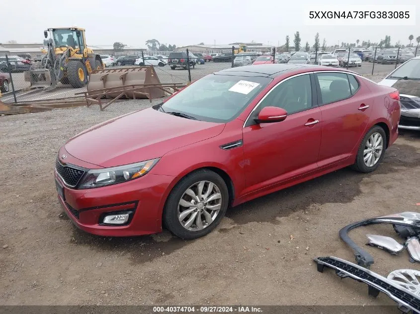 2015 Kia Optima Ex VIN: 5XXGN4A73FG383085 Lot: 40374704