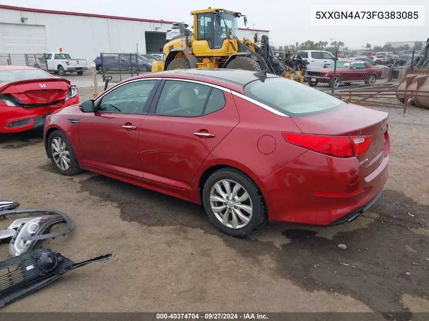 2015 Kia Optima Ex VIN: 5XXGN4A73FG383085 Lot: 40374704