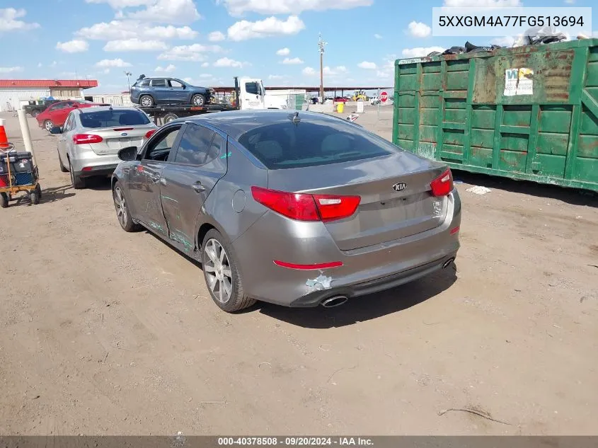 2015 Kia Optima Lx VIN: 5XXGM4A77FG513694 Lot: 40378508