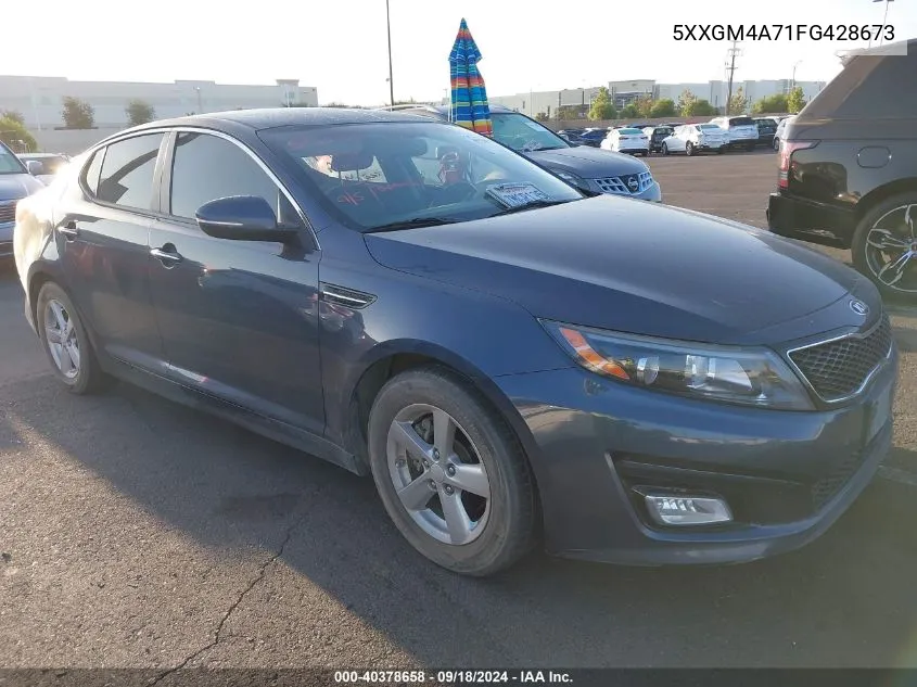 5XXGM4A71FG428673 2015 Kia Optima Lx