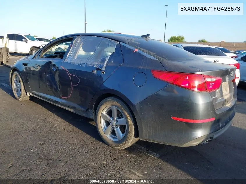 5XXGM4A71FG428673 2015 Kia Optima Lx