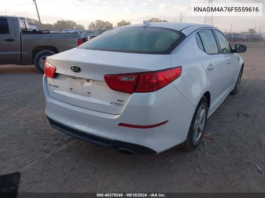 KNAGM4A76F5559616 2015 Kia Optima Lx