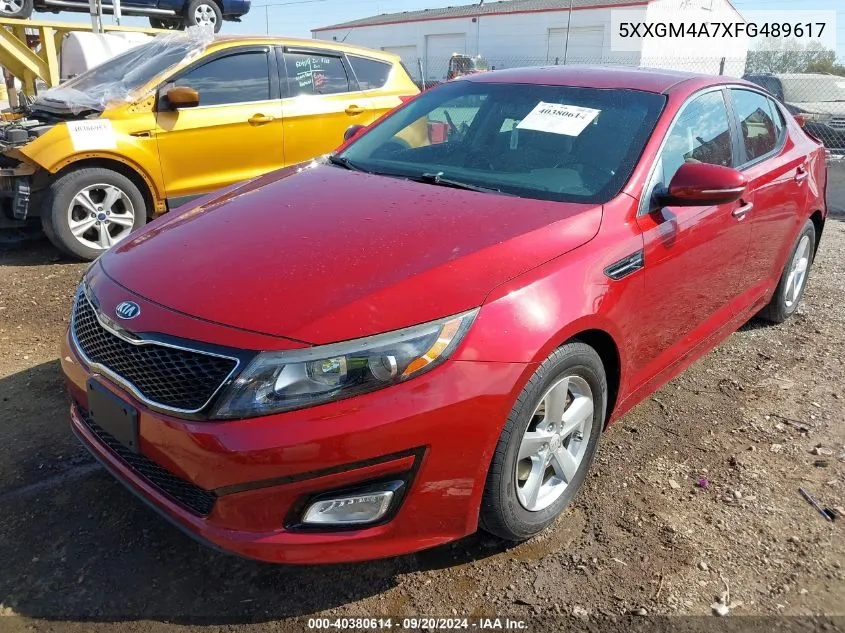 5XXGM4A7XFG489617 2015 Kia Optima Lx