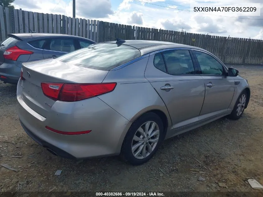 5XXGN4A70FG362209 2015 Kia Optima Ex