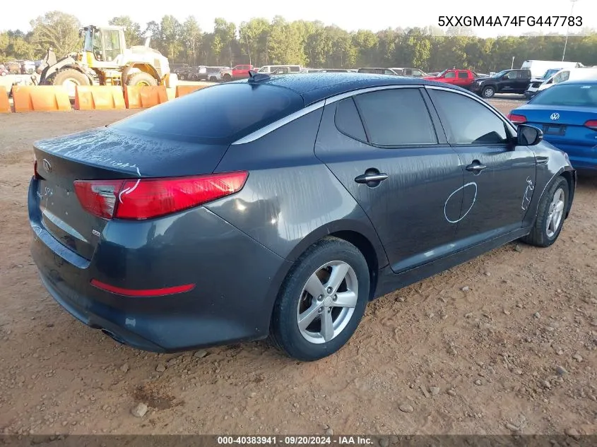 5XXGM4A74FG447783 2015 Kia Optima Lx