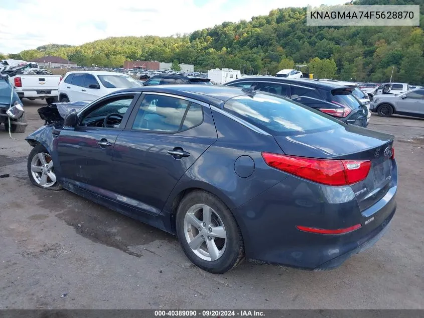 2015 Kia Optima Lx VIN: KNAGM4A74F5628870 Lot: 40389090