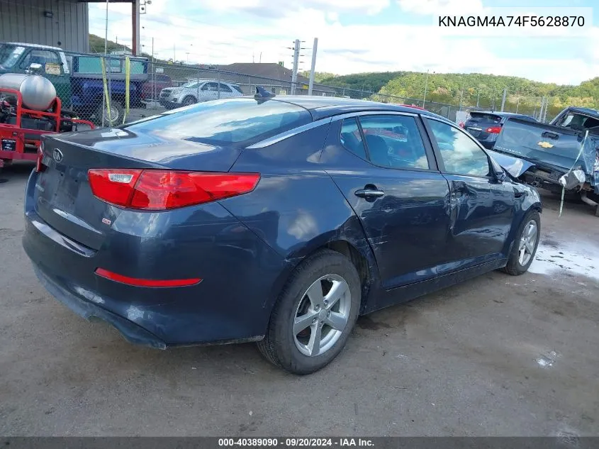 2015 Kia Optima Lx VIN: KNAGM4A74F5628870 Lot: 40389090