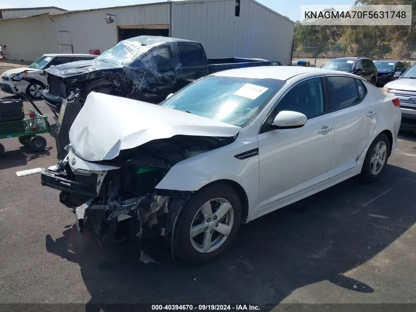 KNAGM4A70F5631748 2015 Kia Optima Lx