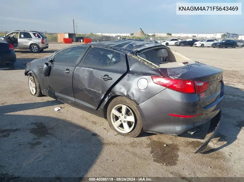 KNAGM4A71F5643469 2015 Kia Optima Lx