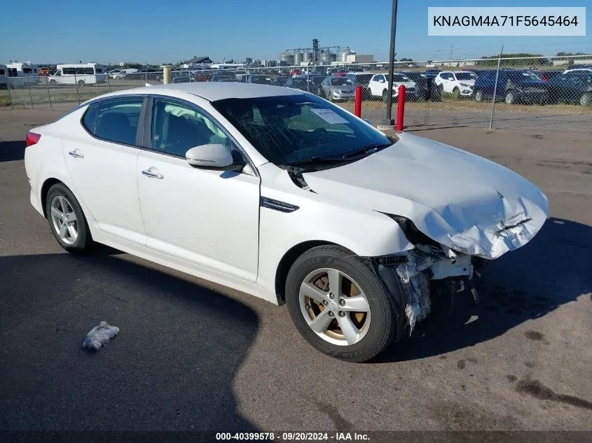 KNAGM4A71F5645464 2015 Kia Optima Lx