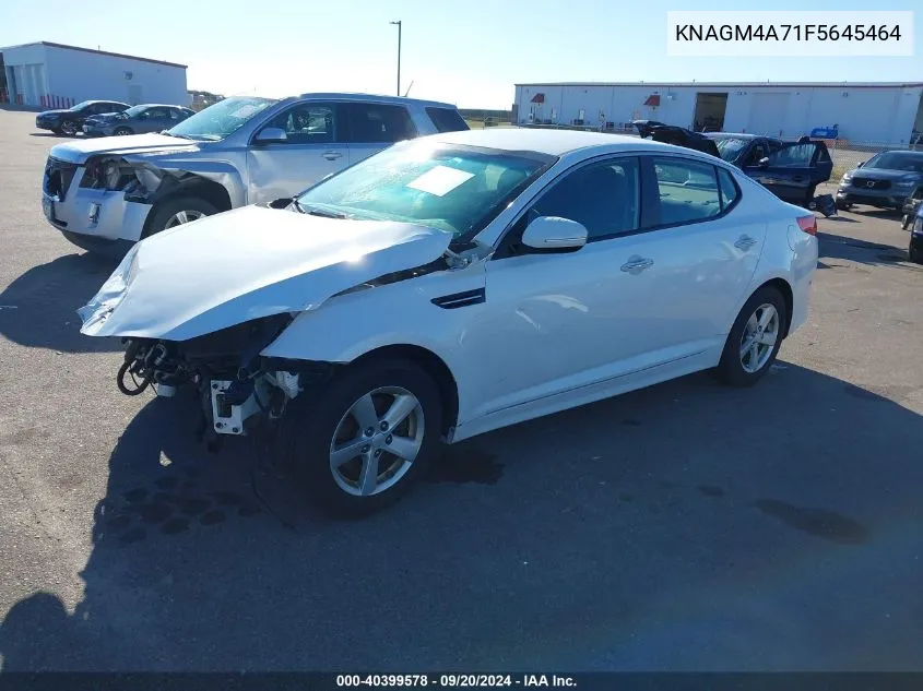 2015 Kia Optima Lx VIN: KNAGM4A71F5645464 Lot: 40399578