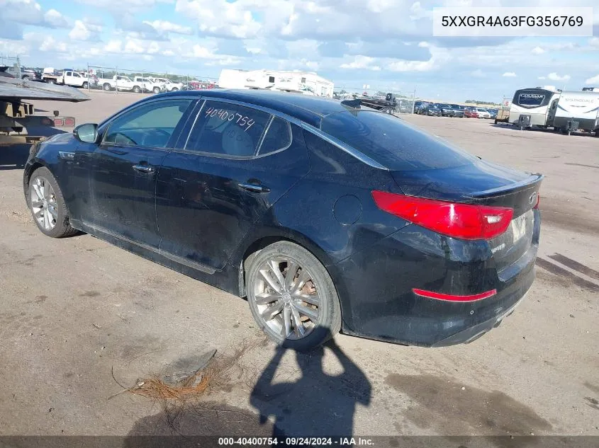 5XXGR4A63FG356769 2015 Kia Optima Sxl Turbo