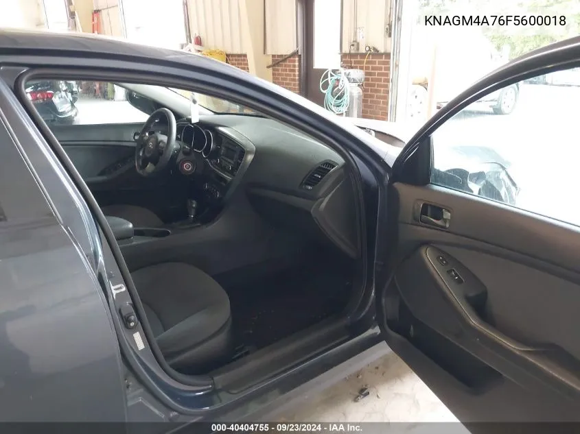 KNAGM4A76F5600018 2015 Kia Optima Lx