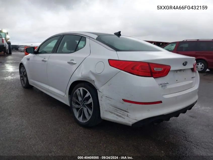 5XXGR4A66FG432159 2015 Kia Optima Sx Turbo