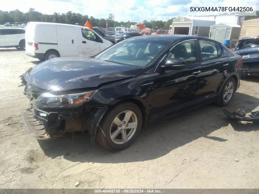 5XXGM4A78FG442506 2015 Kia Optima Lx