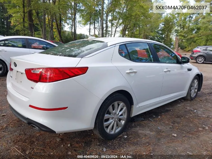 2015 Kia Optima Lx VIN: 5XXGM4A70FG462037 Lot: 40409520