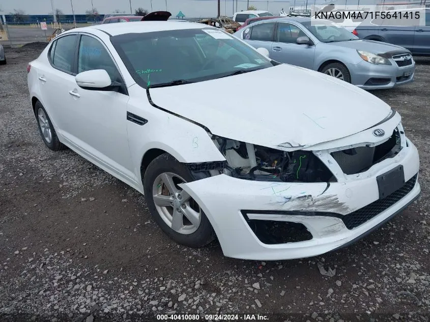 KNAGM4A71F5641415 2015 Kia Optima Lx