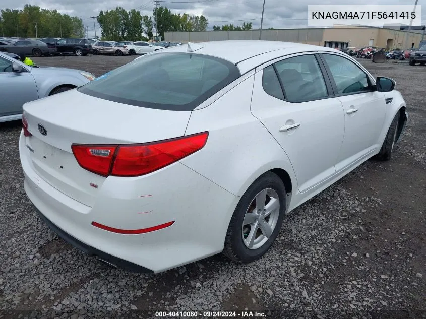 KNAGM4A71F5641415 2015 Kia Optima Lx