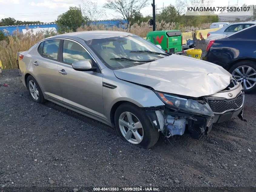 KNAGM4A72F5536107 2015 Kia Optima Lx