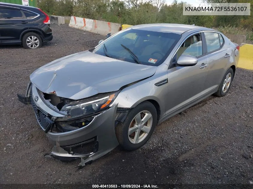 KNAGM4A72F5536107 2015 Kia Optima Lx