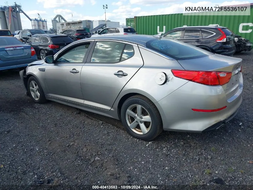 KNAGM4A72F5536107 2015 Kia Optima Lx