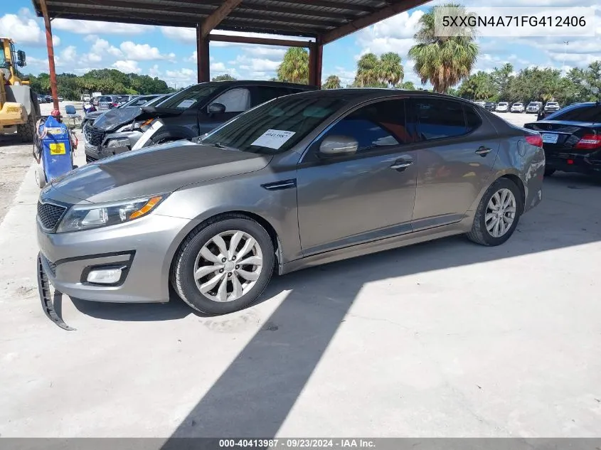 2015 Kia Optima Ex VIN: 5XXGN4A71FG412406 Lot: 40413987