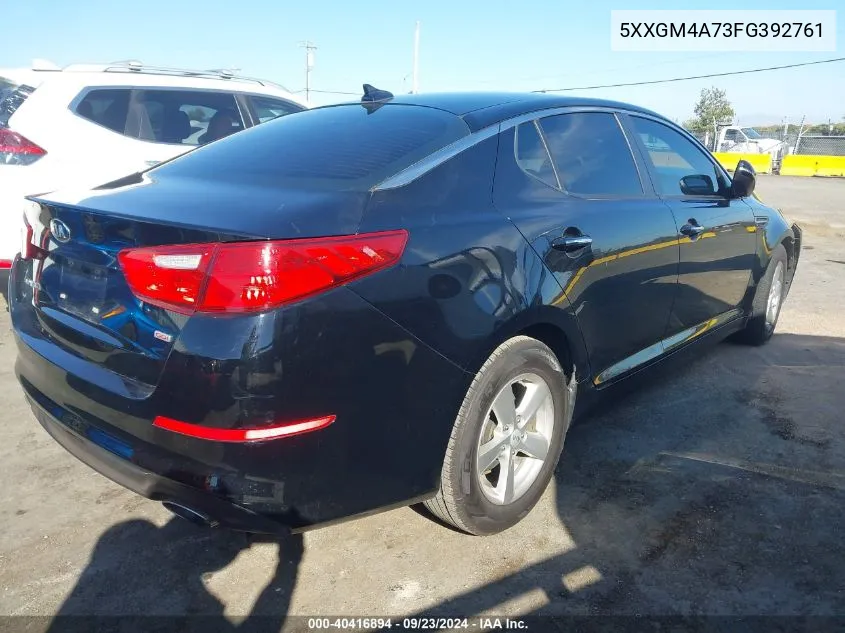 2015 Kia Optima Lx VIN: 5XXGM4A73FG392761 Lot: 40416894