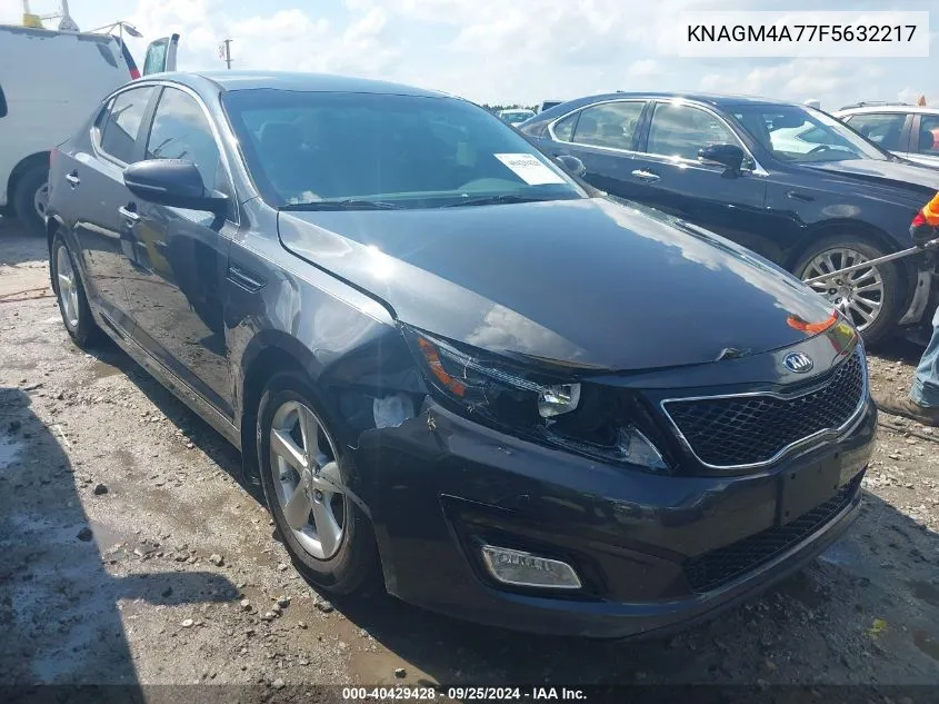 2015 Kia Optima Lx VIN: KNAGM4A77F5632217 Lot: 40429428