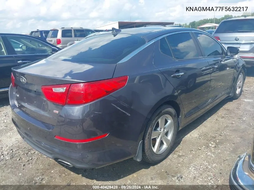 KNAGM4A77F5632217 2015 Kia Optima Lx