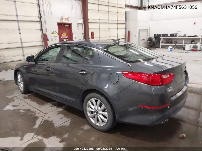 2015 Kia Optima Lx VIN: KNAGM4A74F5631056 Lot: 40430296