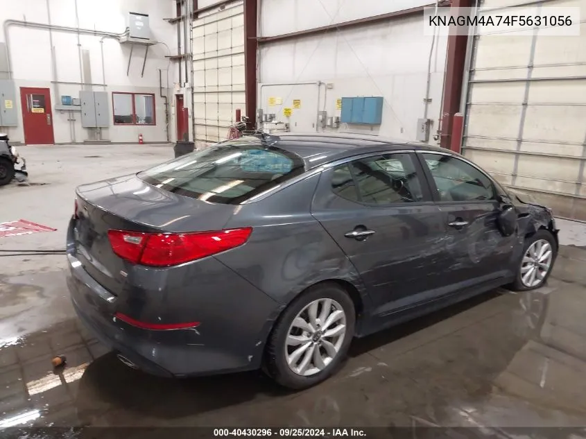 2015 Kia Optima Lx VIN: KNAGM4A74F5631056 Lot: 40430296