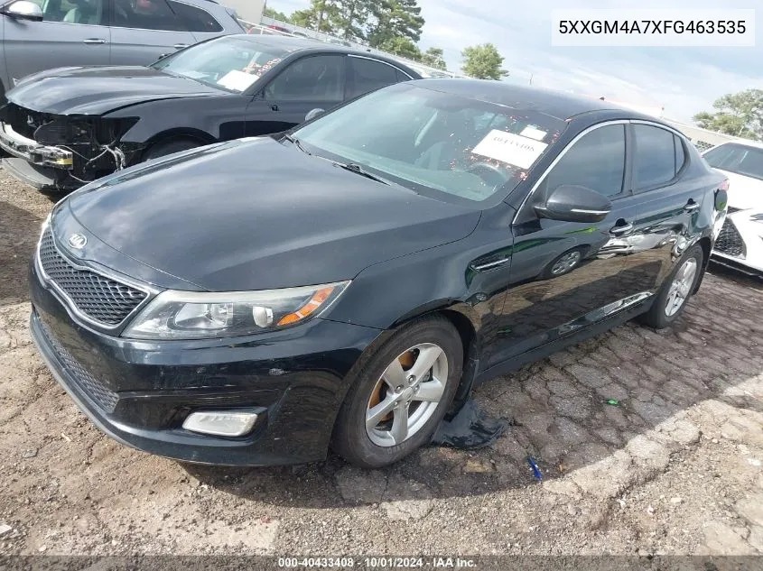 5XXGM4A7XFG463535 2015 Kia Optima Lx