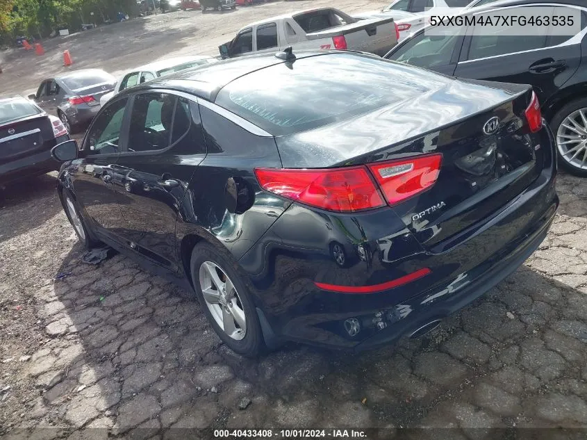 5XXGM4A7XFG463535 2015 Kia Optima Lx