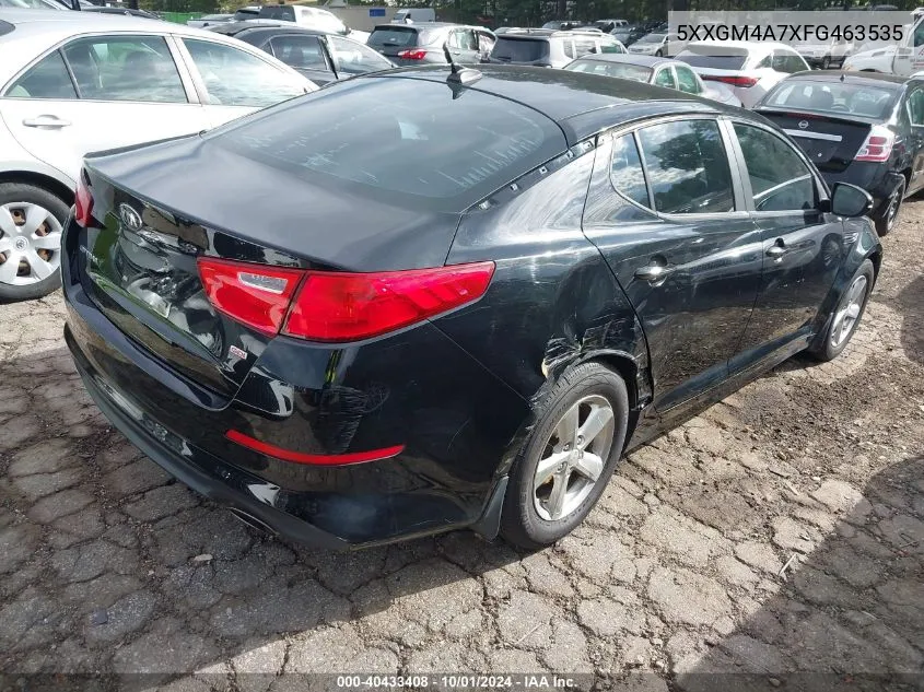 5XXGM4A7XFG463535 2015 Kia Optima Lx