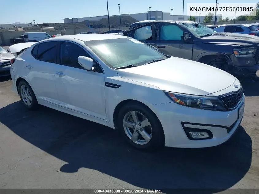 2015 Kia Optima Lx VIN: KNAGM4A72F5601845 Lot: 40433898