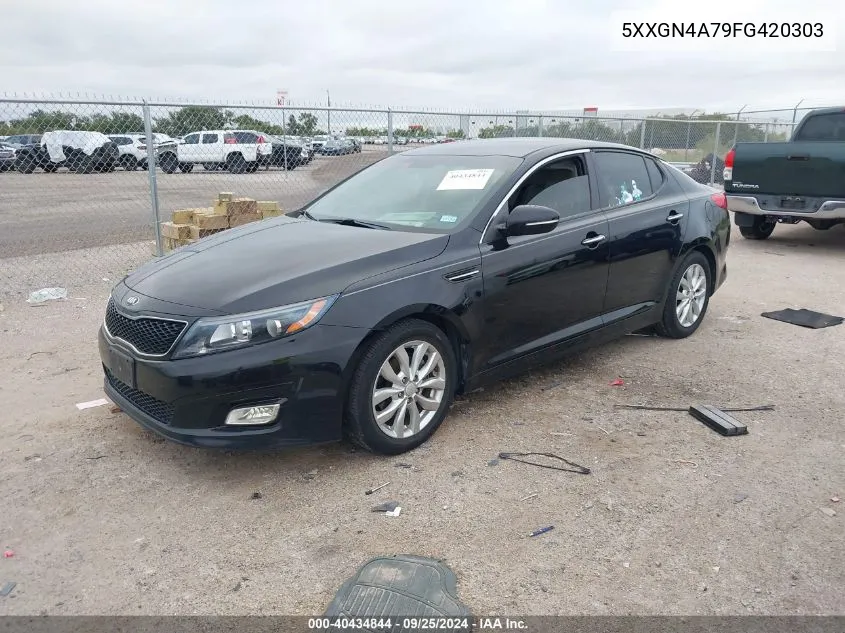 2015 Kia Optima Ex VIN: 5XXGN4A79FG420303 Lot: 40434844