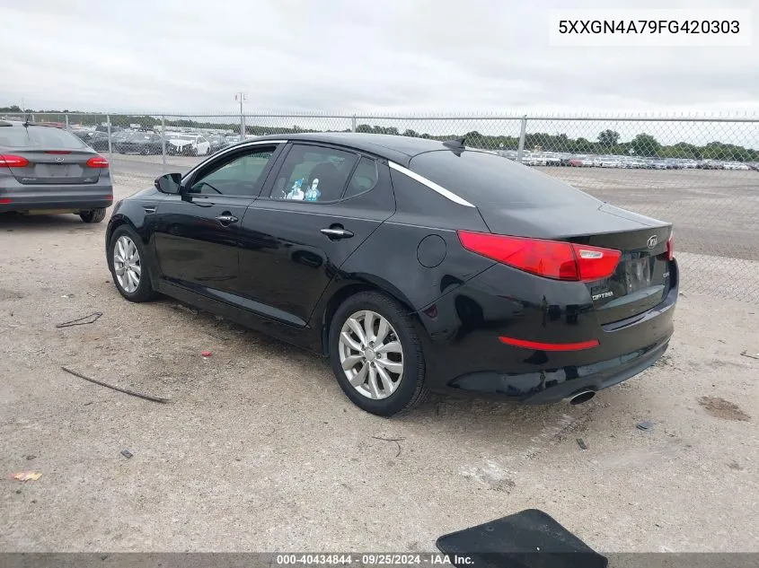 2015 Kia Optima Ex VIN: 5XXGN4A79FG420303 Lot: 40434844