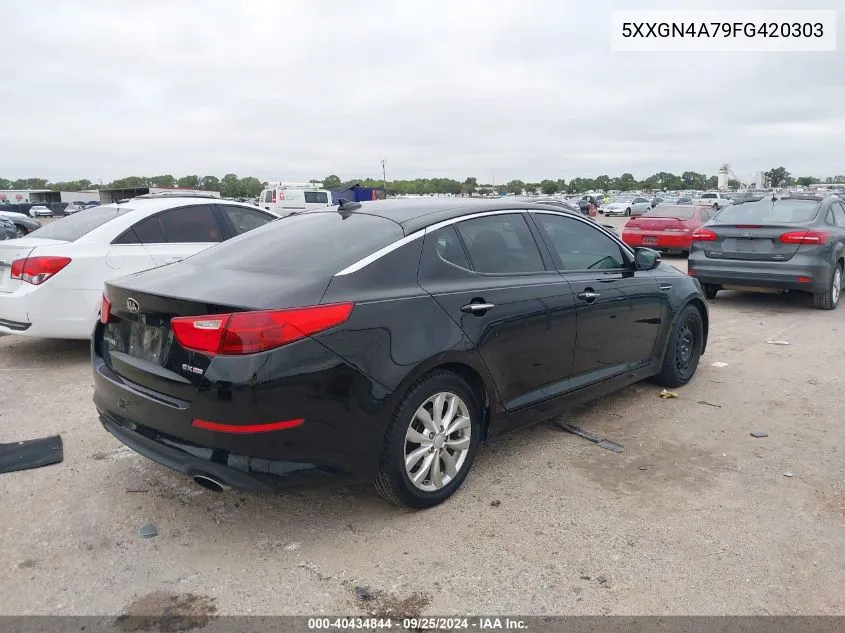 2015 Kia Optima Ex VIN: 5XXGN4A79FG420303 Lot: 40434844