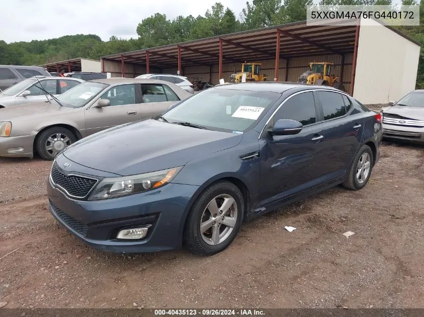 5XXGM4A76FG440172 2015 Kia Optima Lx