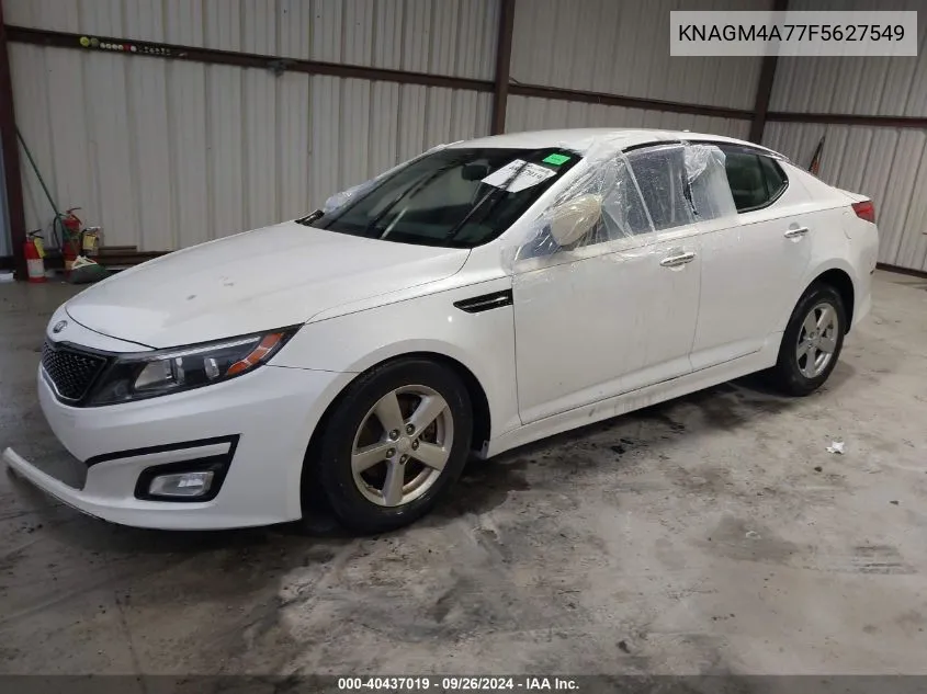 KNAGM4A77F5627549 2015 Kia Optima Lx