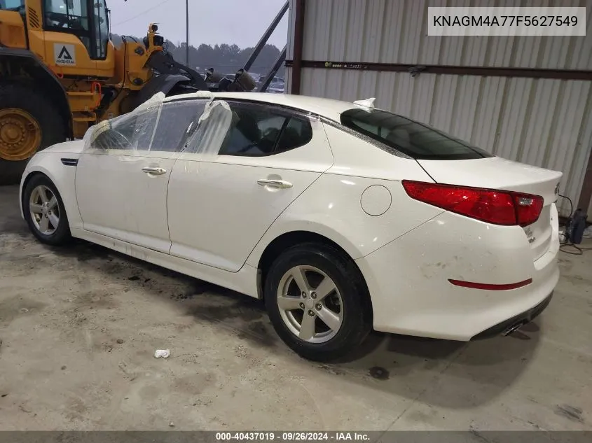 2015 Kia Optima Lx VIN: KNAGM4A77F5627549 Lot: 40437019