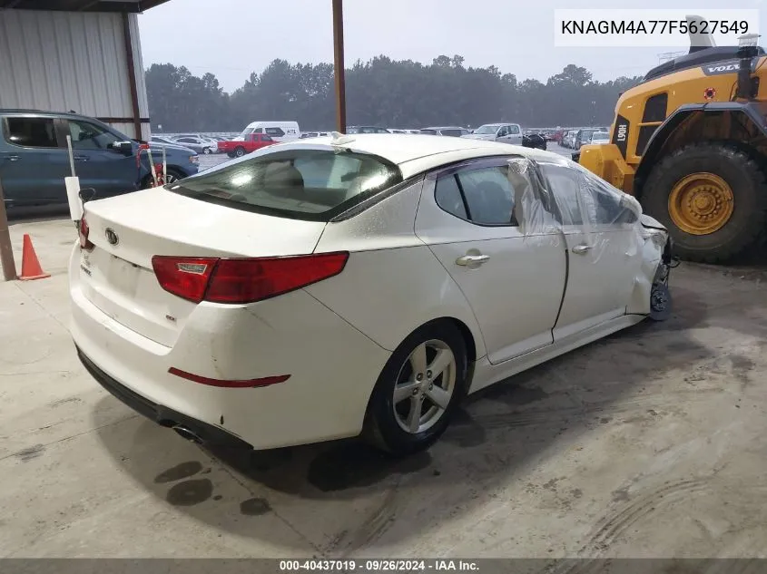 KNAGM4A77F5627549 2015 Kia Optima Lx