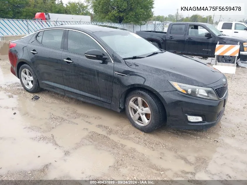 2015 Kia Optima Lx VIN: KNAGM4A75F5659478 Lot: 40437899