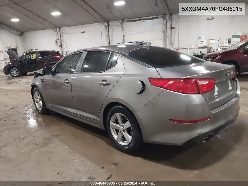 5XXGM4A70FG486015 2015 Kia Optima Lx